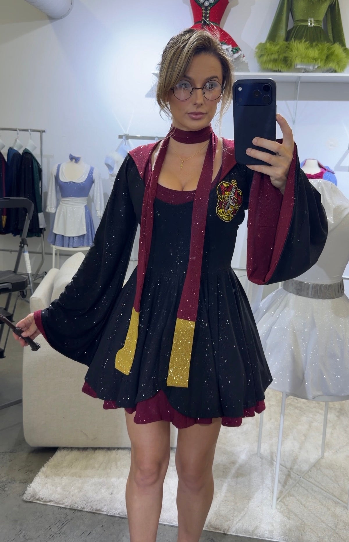 BURGUNDY WIZARD ROBE